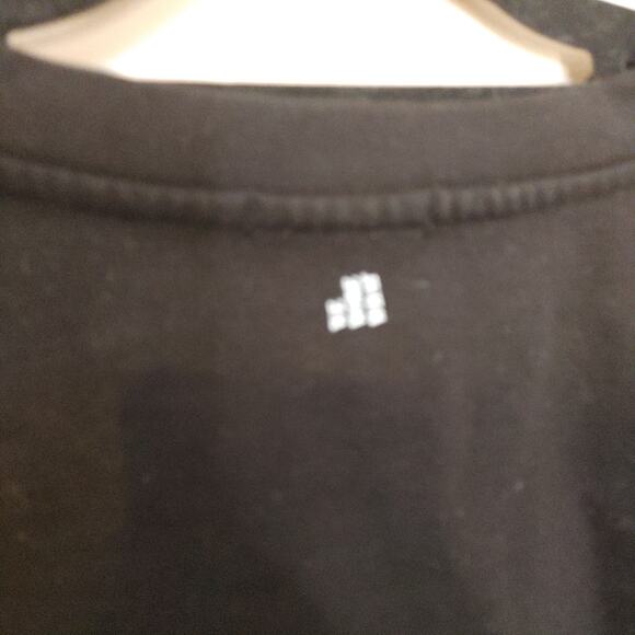 We Wore What Size XS Extra Small Black Cut Off Sweater Cropped Oversized Raw Hem - Picture 4 of 10